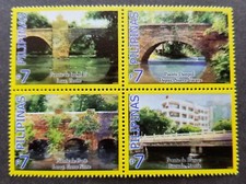* LIVRAISON GRATUITE Philippines Colonial Bridges I 2007 Architecture (timbre...