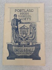 Portland Maine High School Cadets Resurgam 14th Annual Drill & Ball 1905
