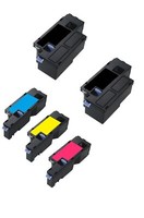 5X Toner Alternativ Zu Dell E525W 525W Cyan Magenta Yellow Black