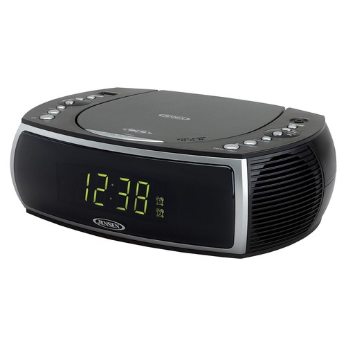 Jensen JCR-322 Modern Home CD Tabletop AM/FM Radio CD Player Dual