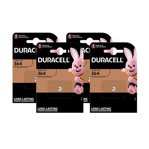 Duracell 364 1,5V Silberoxid-Knopfzelle 1er Blister - Menge wählbar - - Bild 4 von 16