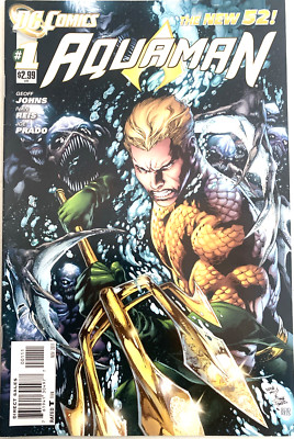 AQUAMAN. NUMBER. 1. NOVEMBER 2011. 5TH SERIES. VFN+ CONDITION.