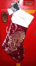 Pottery Barn Harry Potter Gryffindor Christmas Stocking Monogram - CHRIS - NWT