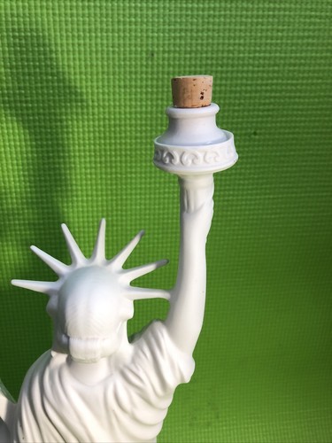 GASTON de la GRANGE Statue of Liberty LIMOGES WhitePorcelain EMPTY Cognac Bottle - Picture 8 of 11