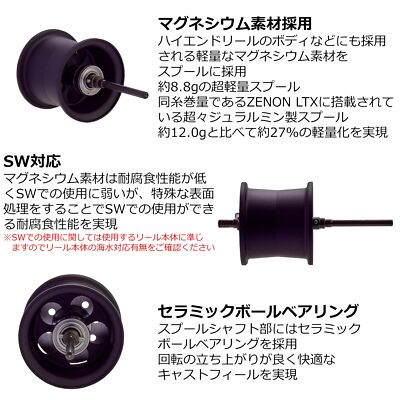 美品 Abu works ZENON Mg BF Spool spool-g2.jpg