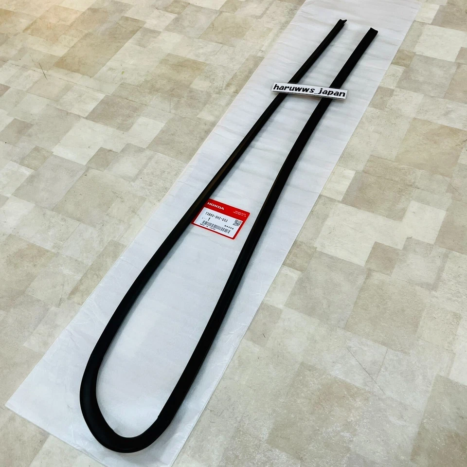 原始设备制造商本田 88-91 CR-X CRX EF8 25 美分窗玻璃成型右手 LH 套装正品 — 第 3/4 张图片