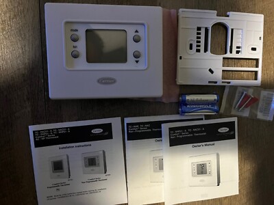 Carrier Comfort TC-NHP01-A Non-Programmable Thermostat Digital Large Display 