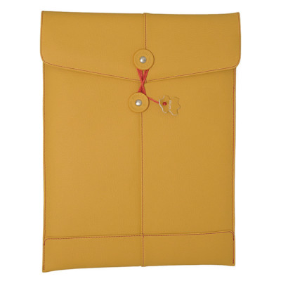 Civilian Luft Manila 11 Leder Macbook Air 11 ''Sleeve Frühlings Snap Klett Mango