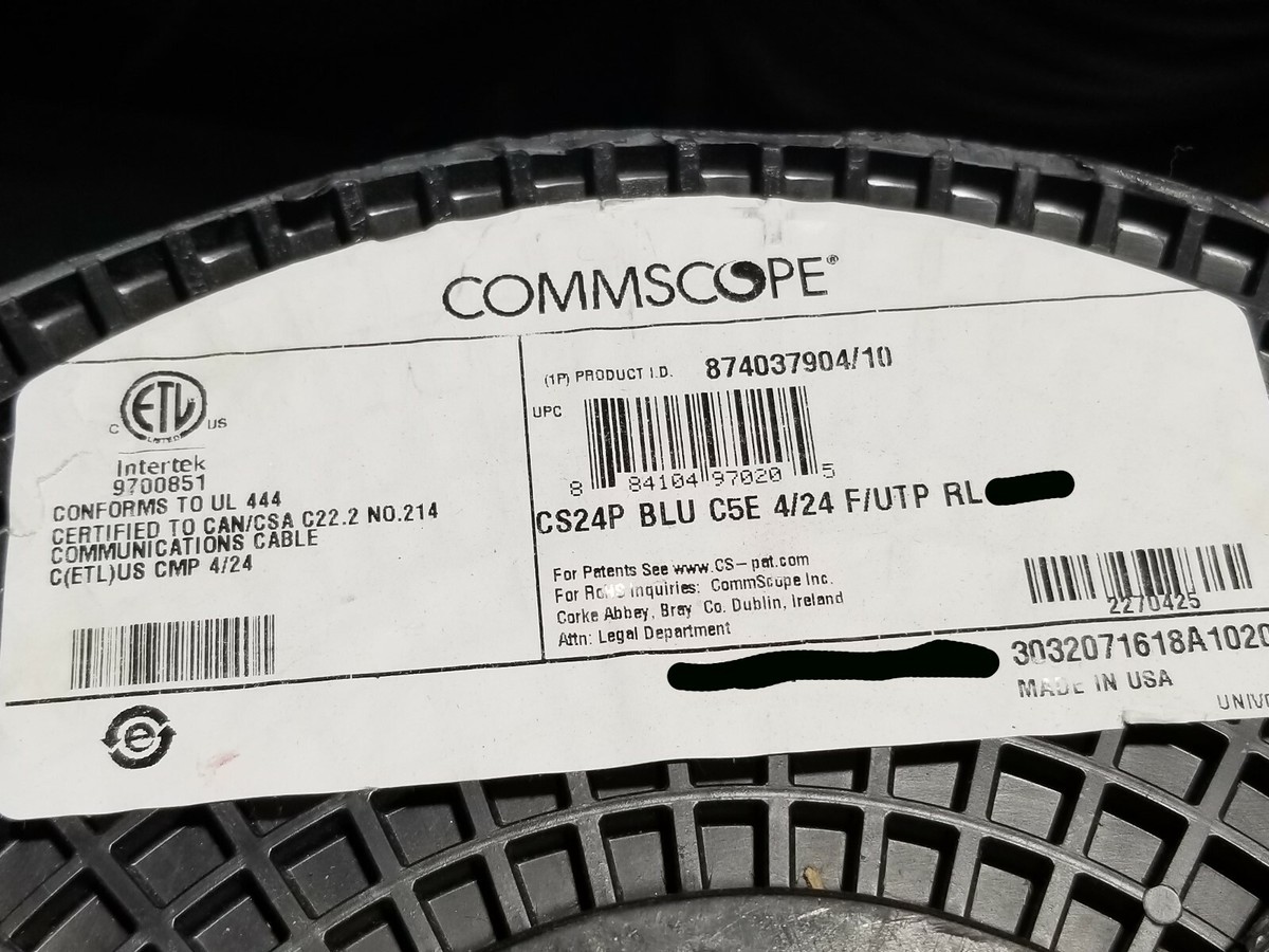Commscope Certification CommScope Systimax Solutions Patch Cable