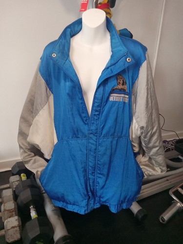 Vintage Detroit Lions APEX ONE Size XL Broken Zipper Heavy Ware Still Retro - Picture 3 of 24