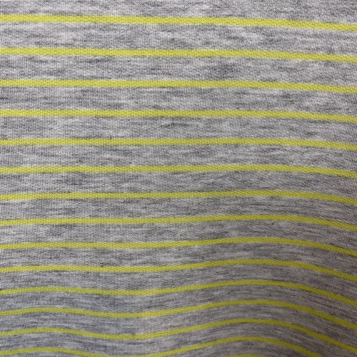 Stitch Fix Cupid Top Womens Size 2X Gray Yellow Striped V Neck Short Sleeve - Picture 9 of 9