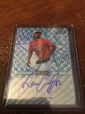 Joe Gray Jr. 2017 Leaf Perfect Game All-American Metal Auto 9/12