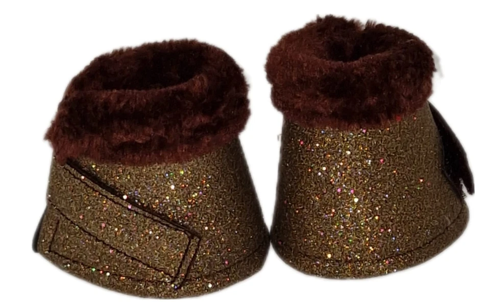 Hufglocken Mini Shetty Glitzer Falabella Rot Rosa Blau Silber Braun Schwarz TY - Bild 4 von 4