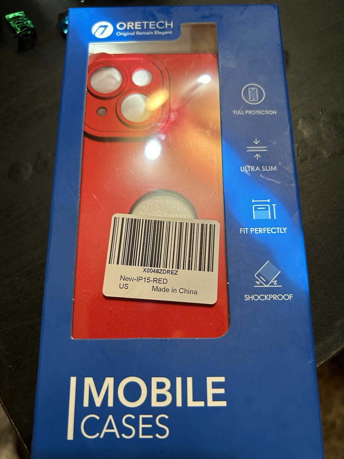 Oretech iPhone 15 Case w/Sceen Protector-image