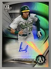 2022 Bowman Platinum Brayan Buelvas RC Auto Athletics Rookie Autograph #TOP-68