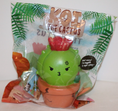 NEW RARE MOMO CUPPY KOI THE CACTUS SQUISHY WITH PIN!- SLOW RISE STRESS  RELIEF | eBay