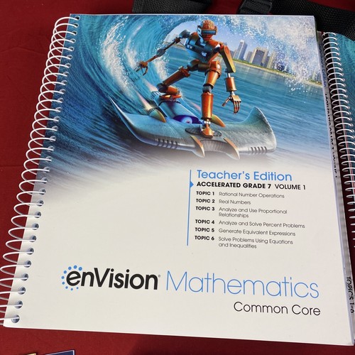 Pearson enVision Mathematik (Klasse 7 Fortgeschritten) Homeschool-Lehrplan - Neu! - Bild 4 von 11