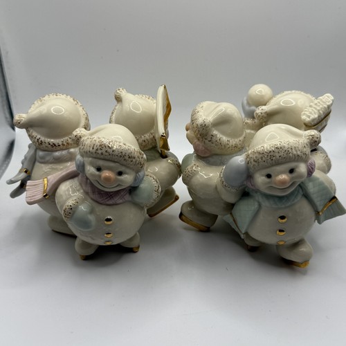 Lenox Snowmans Candle Holders Snowlight Collection by Candlelight - Picture 4 of 13