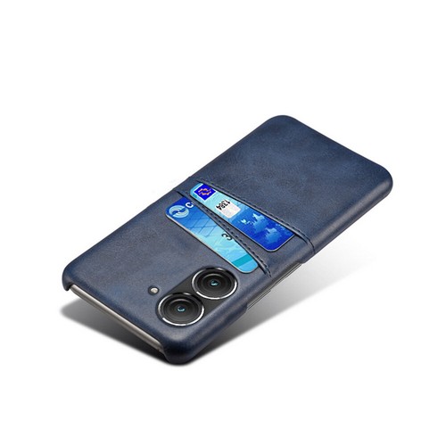 For ASUS Zenfone 9 /10 Shockproof Hybrid Leather 2 Card Slots Back Case Cover - Zdjęcie 10 z 14