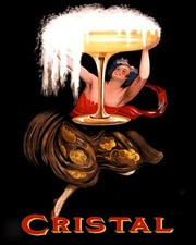 Poster Cristal Champagne   Art Print