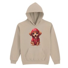 S&uuml;&szlig;er Welpe im Hoodie Hund Tiere Kinder Hoodie Verspielt Kinder...