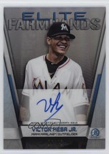 2019 Bowman Chrome Elite Farmhands Auto 5/75 Victor Mesa Jr #EFA-VMJ Auto 1j1i