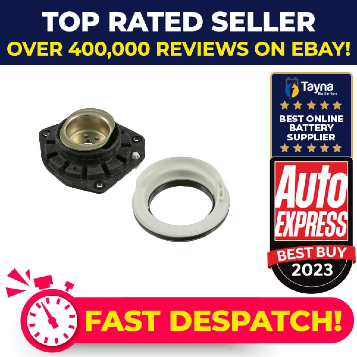 Top Strut Mounting fits RENAULT MEGANE Mk2 2.0D Front 2005 on 7701207678 Febi