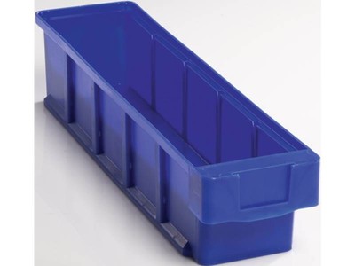 16er PACK(Stk) LA-KA-PE VKB 400/93 BLAU Regalkasten VKB L400xB93xH83mm blau Poly