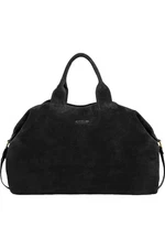 American Leather Co. Iris Suede Weekender Black