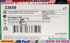 SCHNEIDER ELECTRIC 33659 Compact NS 24 VAC 24-30 VDC Undervoltage Release MX-XF