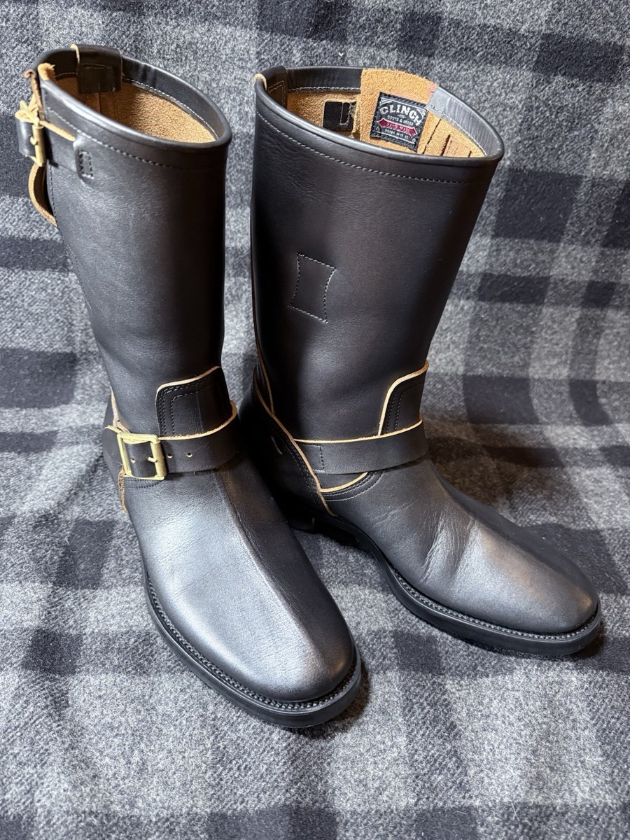 Clinch Engineer Boots - Size US8 CN Last - Soft Toe - Gustave