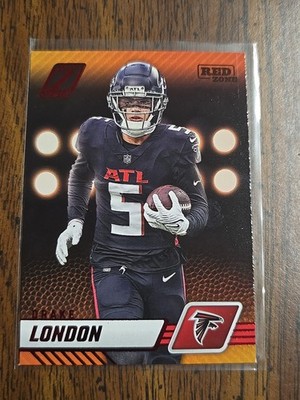 ×2023 Panini Zenith #5 Drake London Red Zone