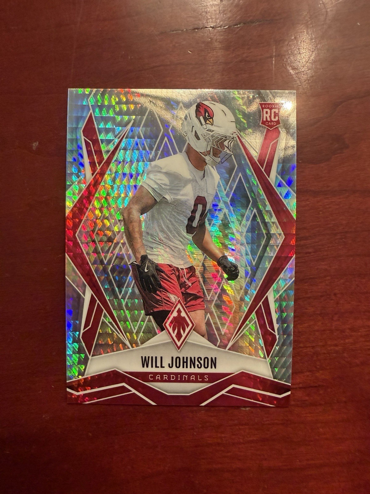 2025 Panini Phoenix - Rookies Will Johnson #221 Silver Hyper (RC)