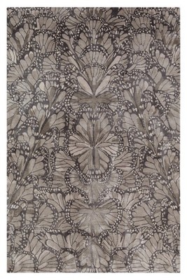 Alexander McQueen Silk Rug Monarch Smoke