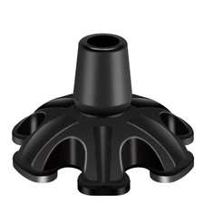 Cane Tip 3/4 Inch 6 Support Feet Self Standing Base Replacement Rubber