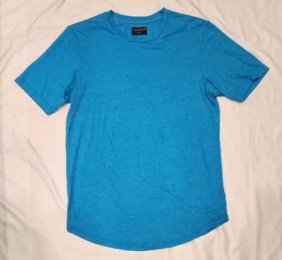Goodlife Men's Scalloped T-Shirt Sz Large USA (READ DESC)