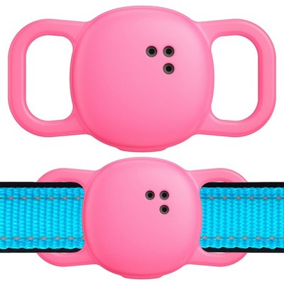 Cat Collar Case for Life360 Tile Sticker Tracker, 2-Pack Silicone Anti-Lost P...