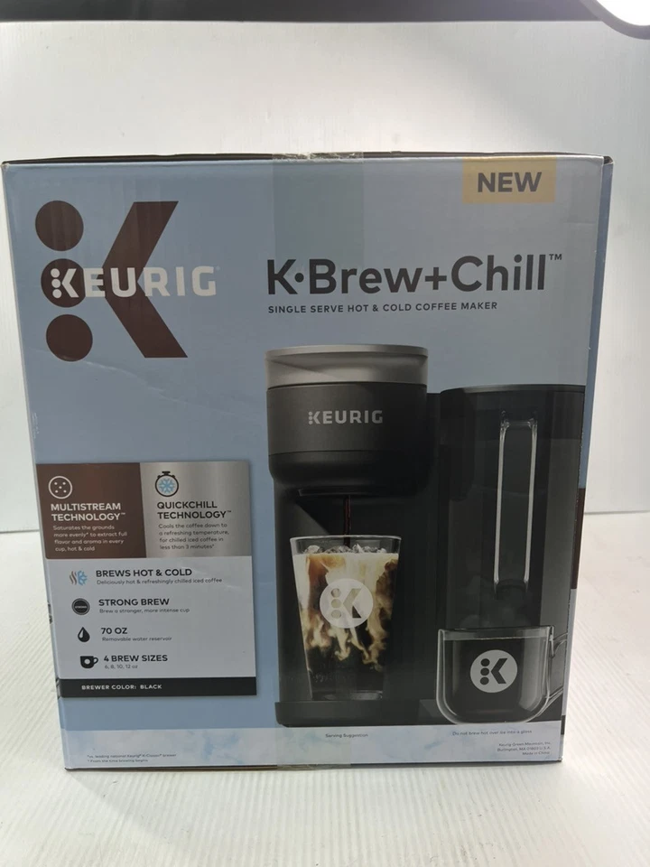 KEURIG COFFEE MAKER K-BREW+CHILL SINGLE SERVE, MULTI STREAM AND QUIC (E90003482) - Image 4 of 4