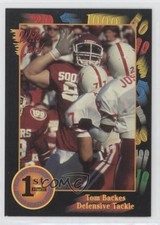 1991 Wild Card Draft Tommy Barnhardt #76 Rookie RC 0t3. rookie card picture