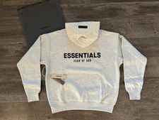 NEW Fear of God Essentials Hoodie Light Oatmeal Size XS 100% Authentic ✅