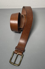 Crafted With American Pride Genuine Leather Belt Men's Size 38 Made In USA