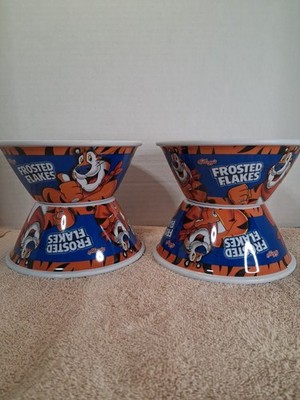 Vintage Kellogg s Frosted Flakes Cereal Bowls Set Of 4
