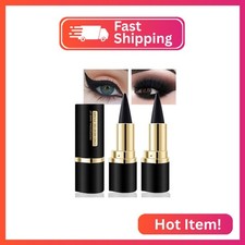 evpct 2Pcs Natural Black Eyeliner Cream Gel Eyeliner Pencil, Black Eye Liner Pen