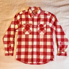 Dixxon Flannel Shirt Mens Med. The Otto Form Function. Red White Plaid