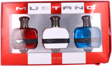 Mustang by Ford Mustang Men Set: Eau de Toilette Spray 3x1.0oz Damaged Box New