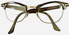 Vintage Shuron Cat Eye/Horn Rimmed Glasses, Minor Damage 1960s, 5.5, used T 