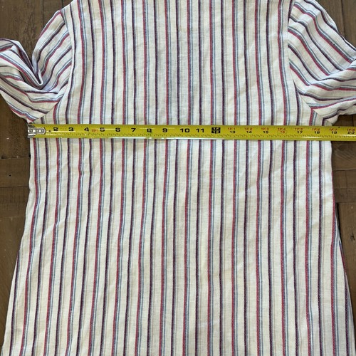 ANTHROPOLOGIE Dolan Left Coast Anna Double Breasted Striped Blazer Linen Small - Picture 10 of 11