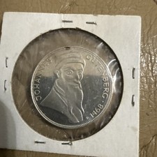 Germany - Federal Republic 5 Mark, 1968, Johannes Gutenberg Silver coin 