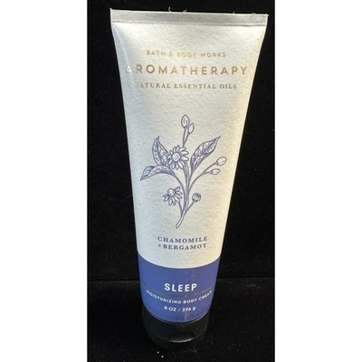 Bath & Body Works Aromatherapy Sleep Chamomile Bergamot Body Cream 8oz Tube
