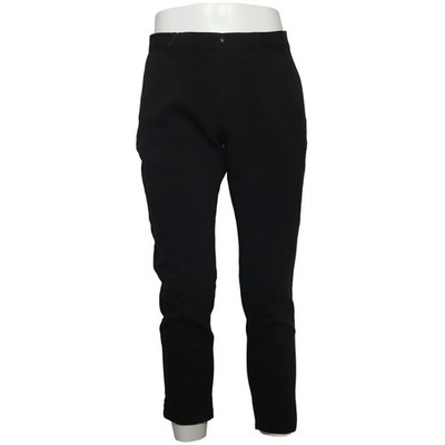 Stoffhose, Größe: M, Schwarz, Baumwolle/Elasthan/Polyester, Einfarbig #tjM
